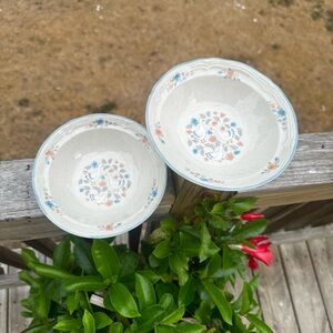 Vintage 1988 Country Classics Collection by Action Cereal Bowls Set of 2